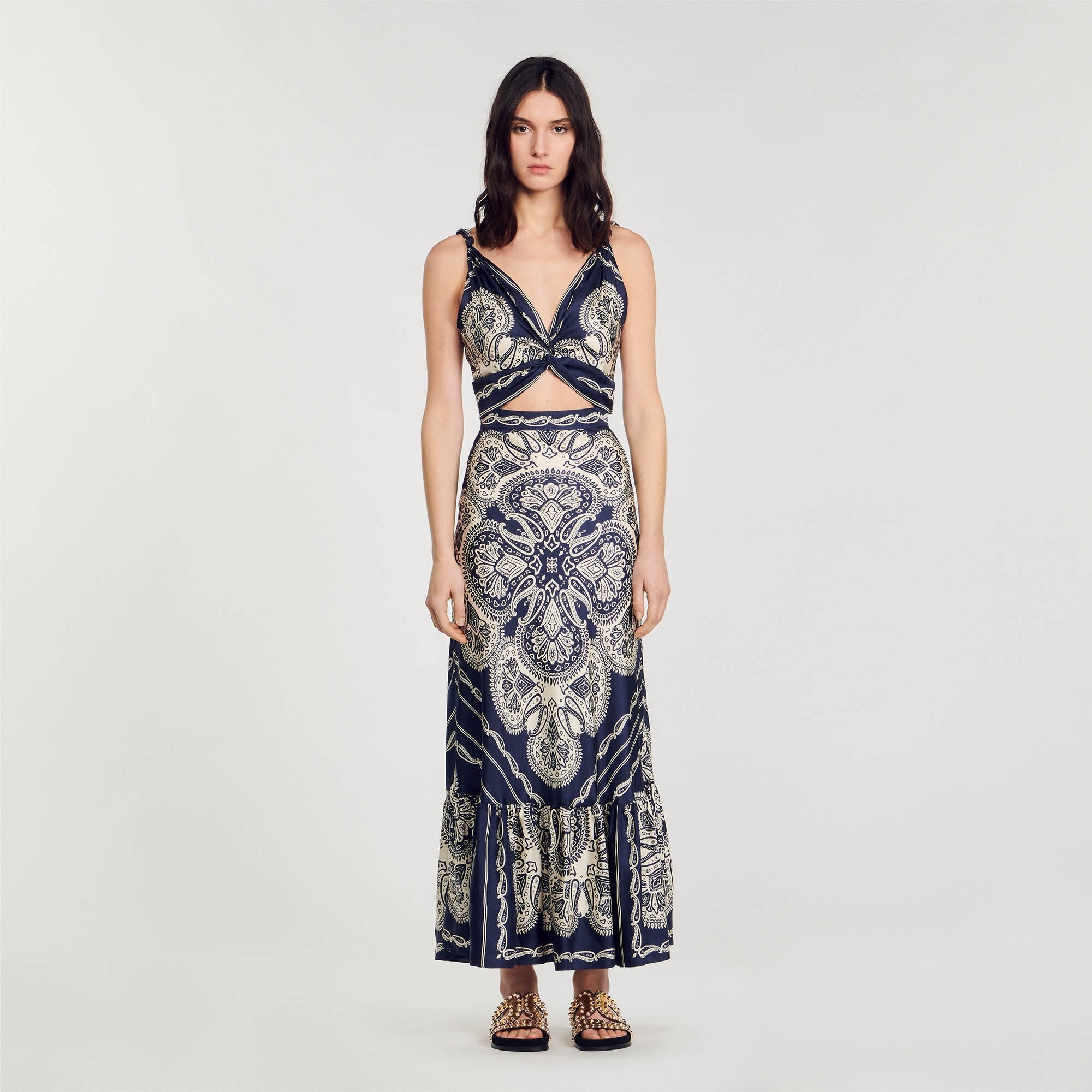 PATTERNED MAXI DRESS - 3