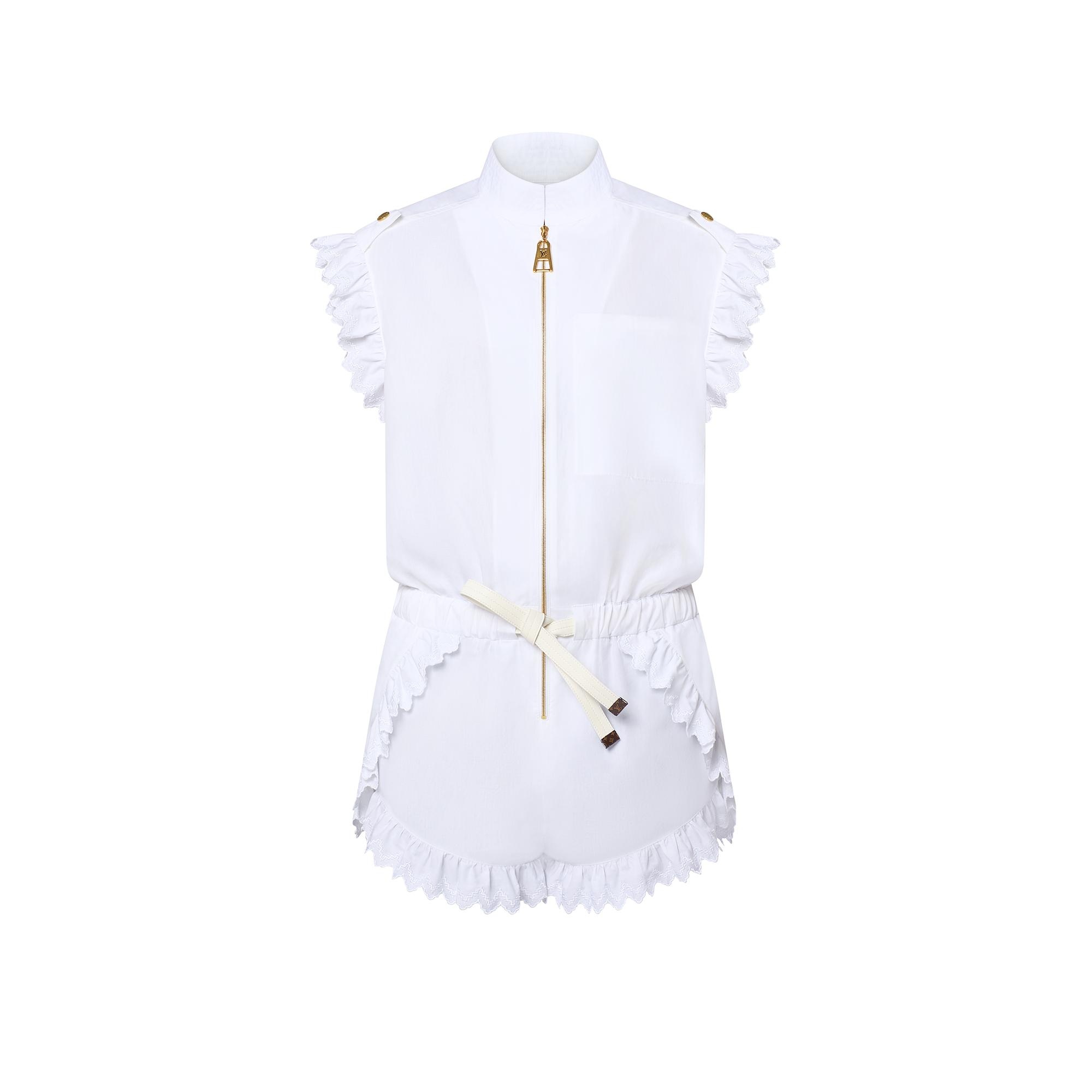 Broderie Anglaise Playsuit - 1