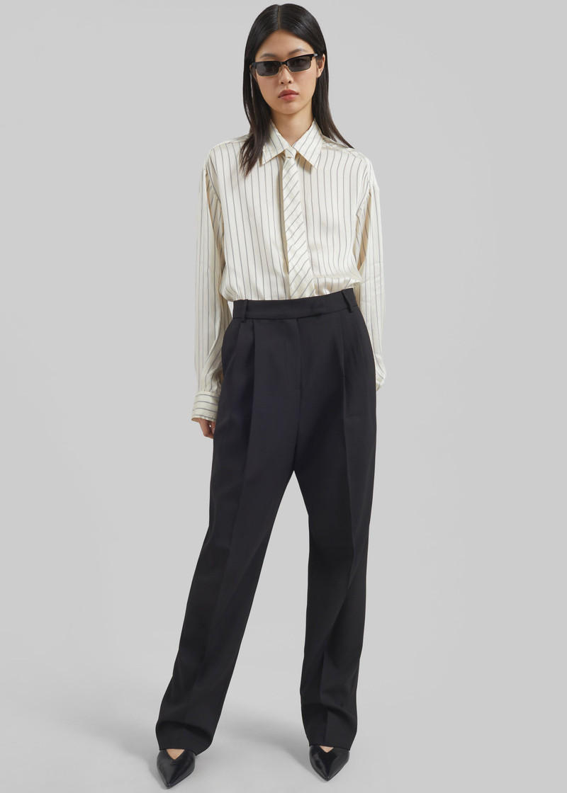 The Frankie Shop Bea Suit Pants - Black outlook