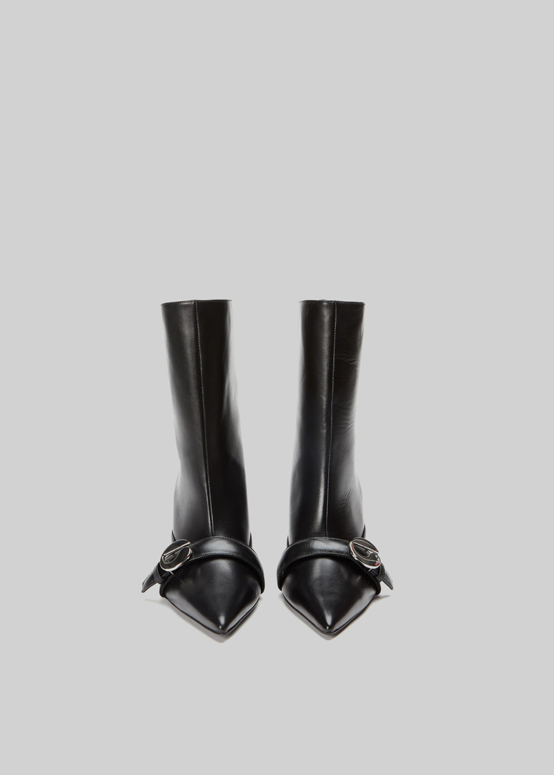 Coperni Ankle Heeled Belt Boots - Black 5