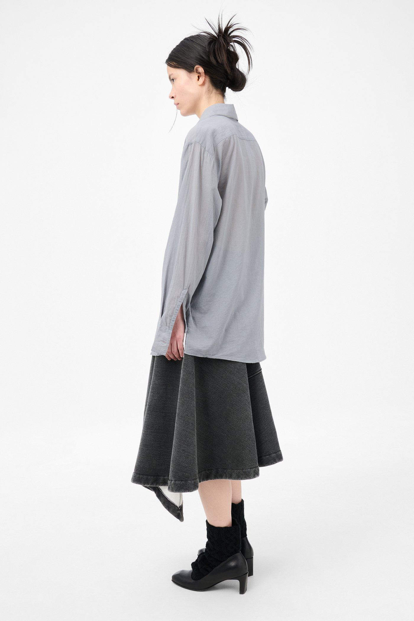Sincere Shirt Ice Cold Grey Cloudy Cotton - 4
