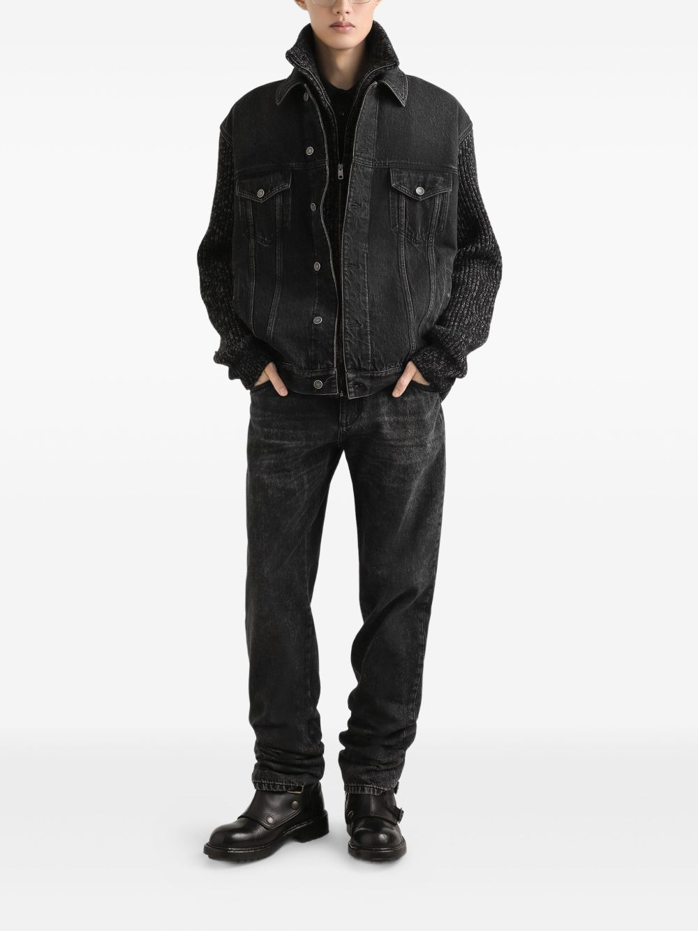 long-sleeve polo shirt - 2