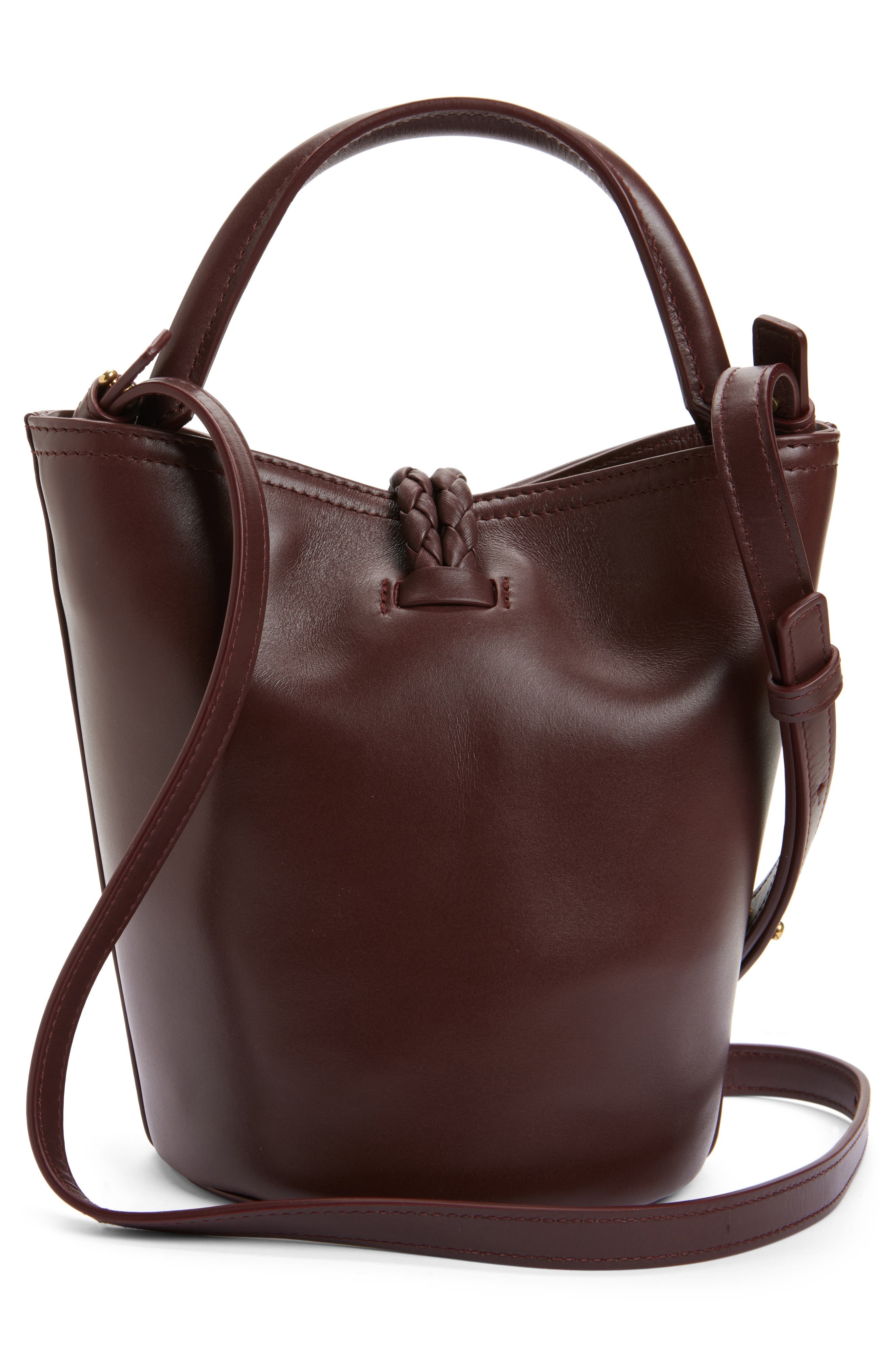 Bottega Veneta Mini Liberta Leather Bucket Bag in 2129 Madder Brown-M B at Nordstrom - 4