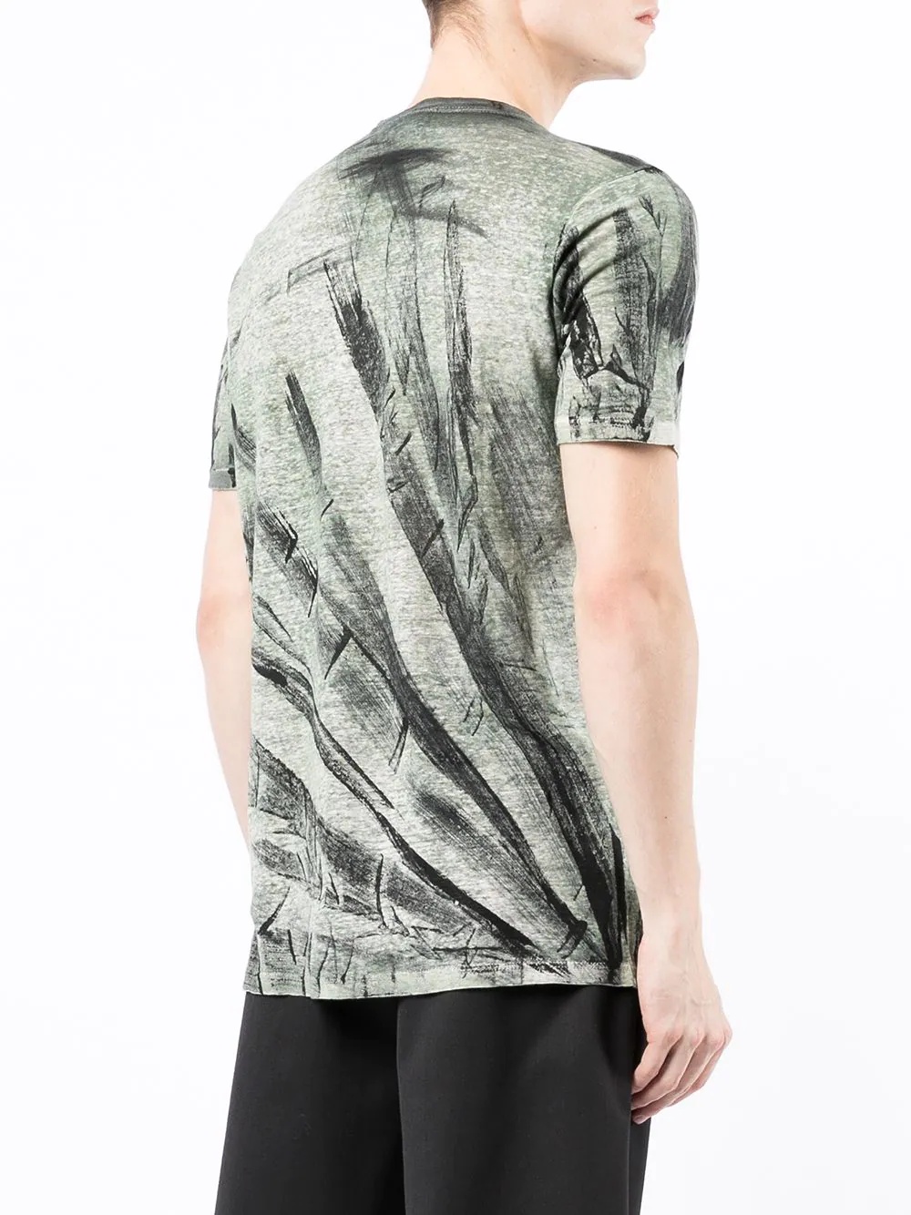 Mangrovie Strokes linen T-shirt - 4