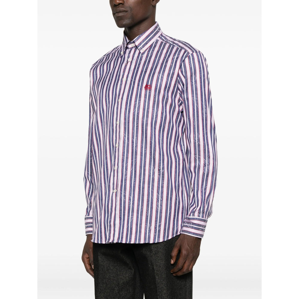 Etro Blue Shirts Men - 3