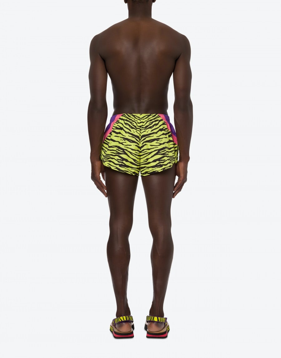 TIGER PRINT BEACH BOXERS - 3