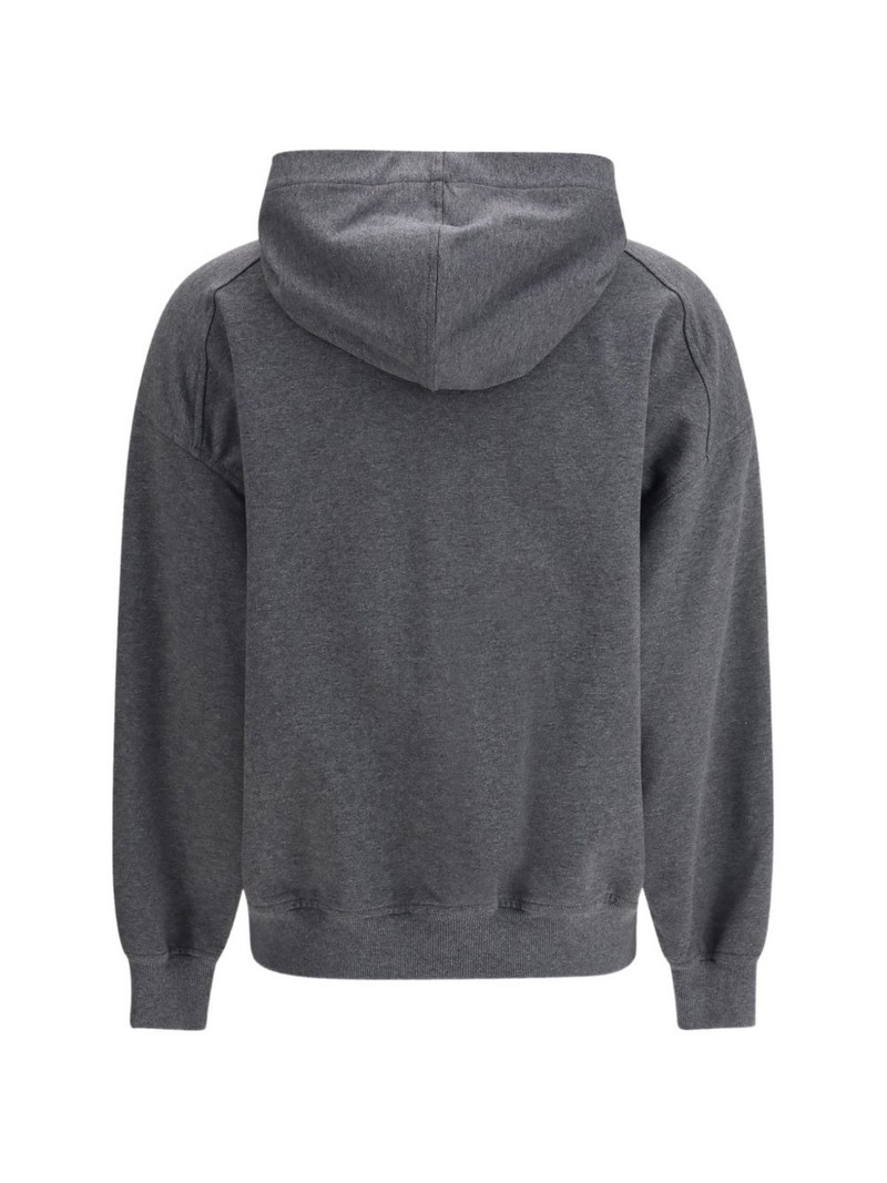 Brunello Cucinelli zip hooded hoodie outlook