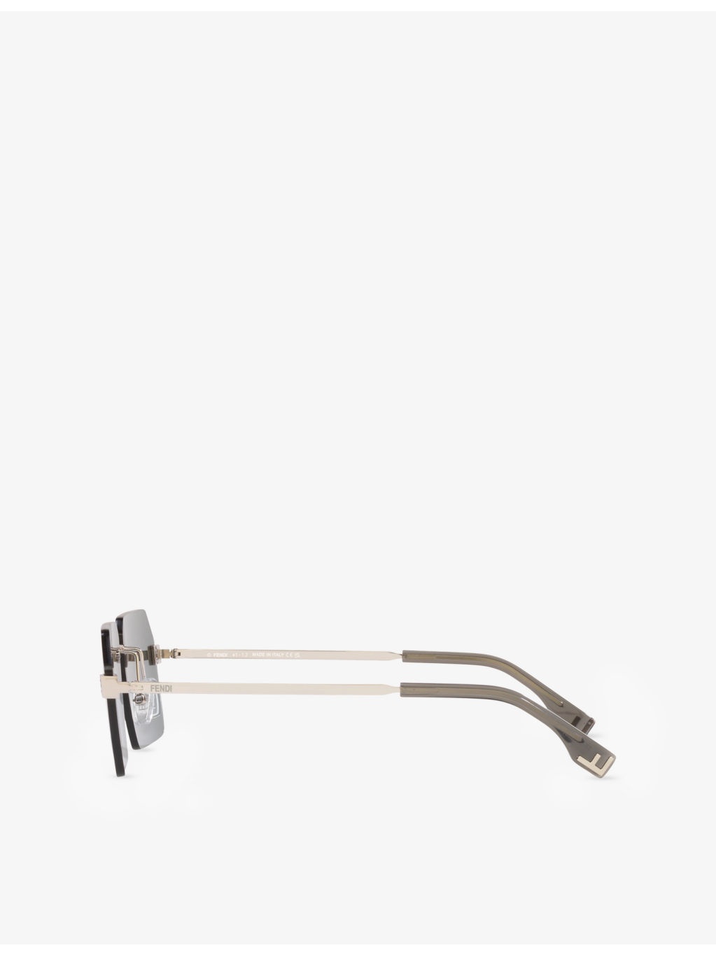 FE40043U Rectangle-Frame Metal Sunglasses - 3