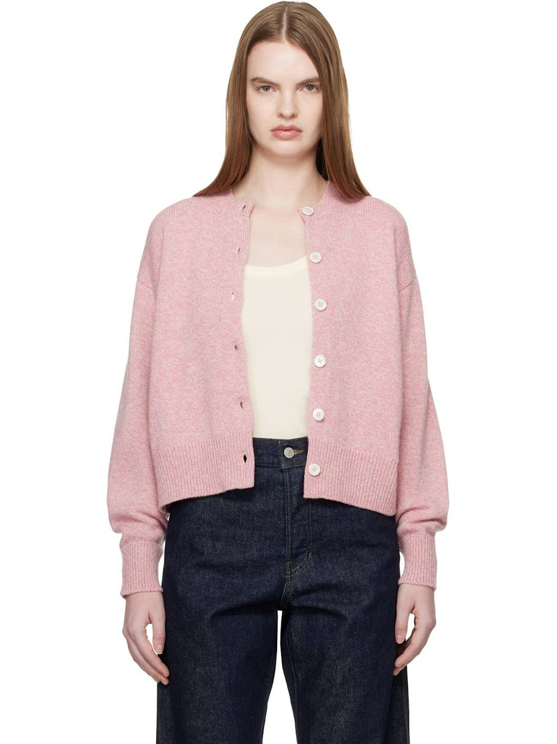 Pink Ada Crewneck Cardigan 1