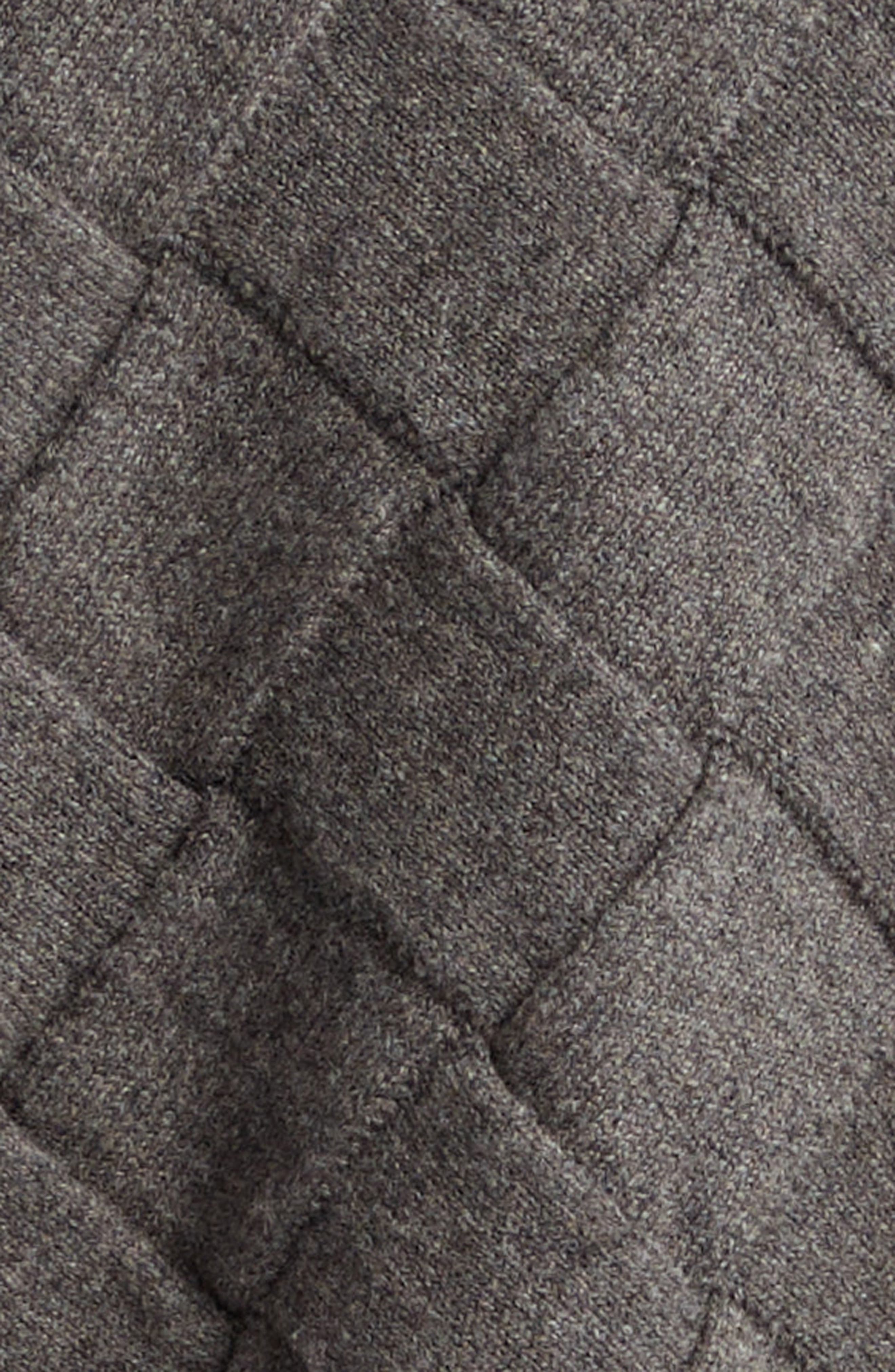 Intrecciato 3D Knit Wool Blend Crewneck Sweater - 7