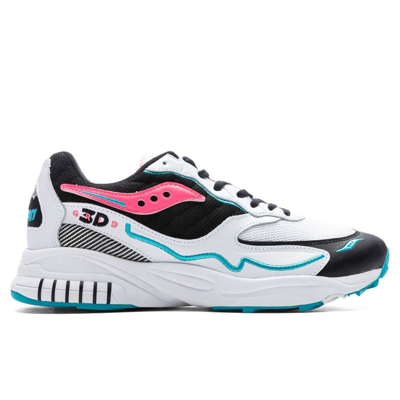 3RD GRID HURRICANE - WHITE/BLACK/PINK - 1