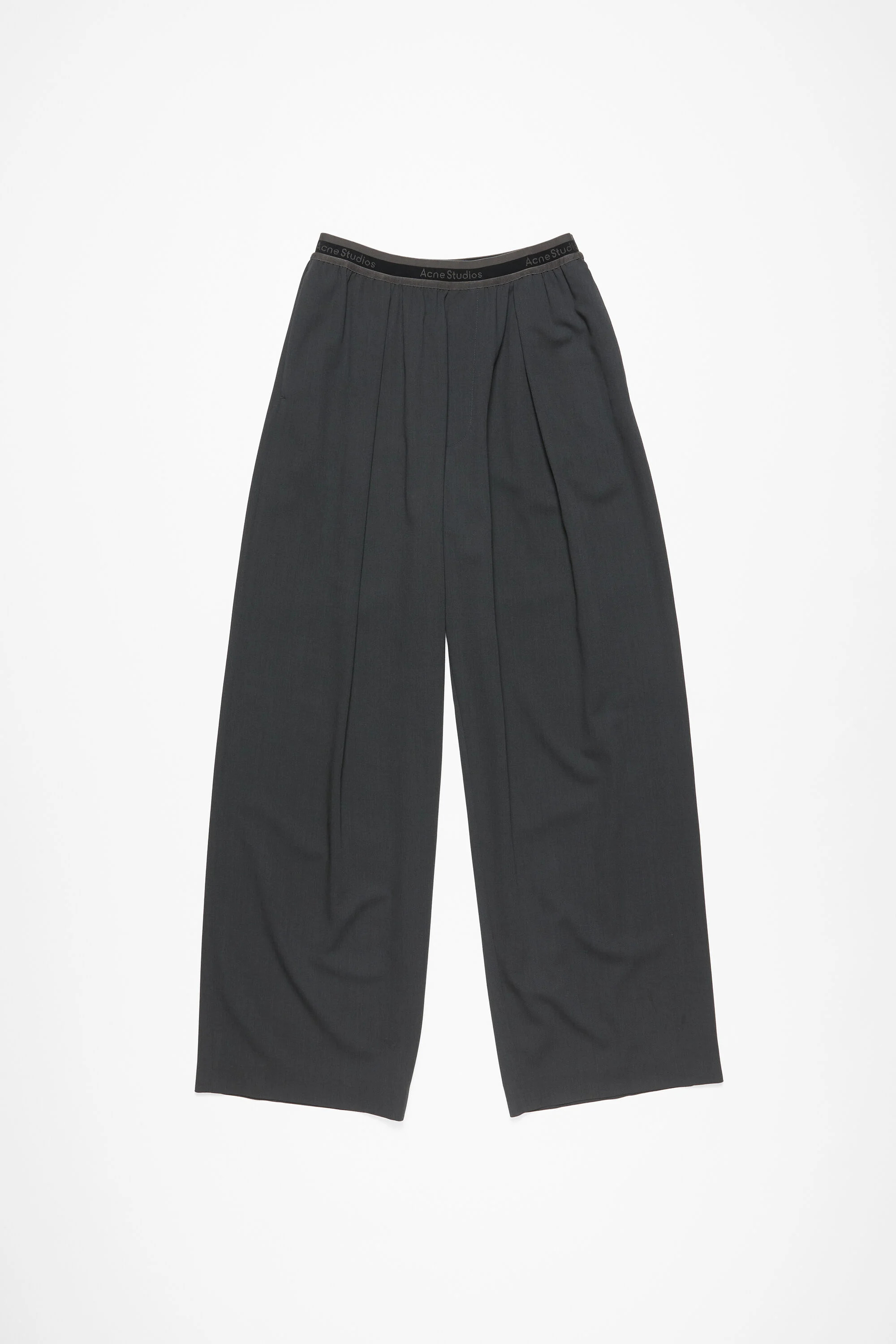 Logo tape trousers - Charcoal Grey - 7
