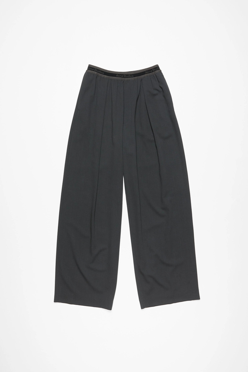 Logo tape trousers - Charcoal Grey 7