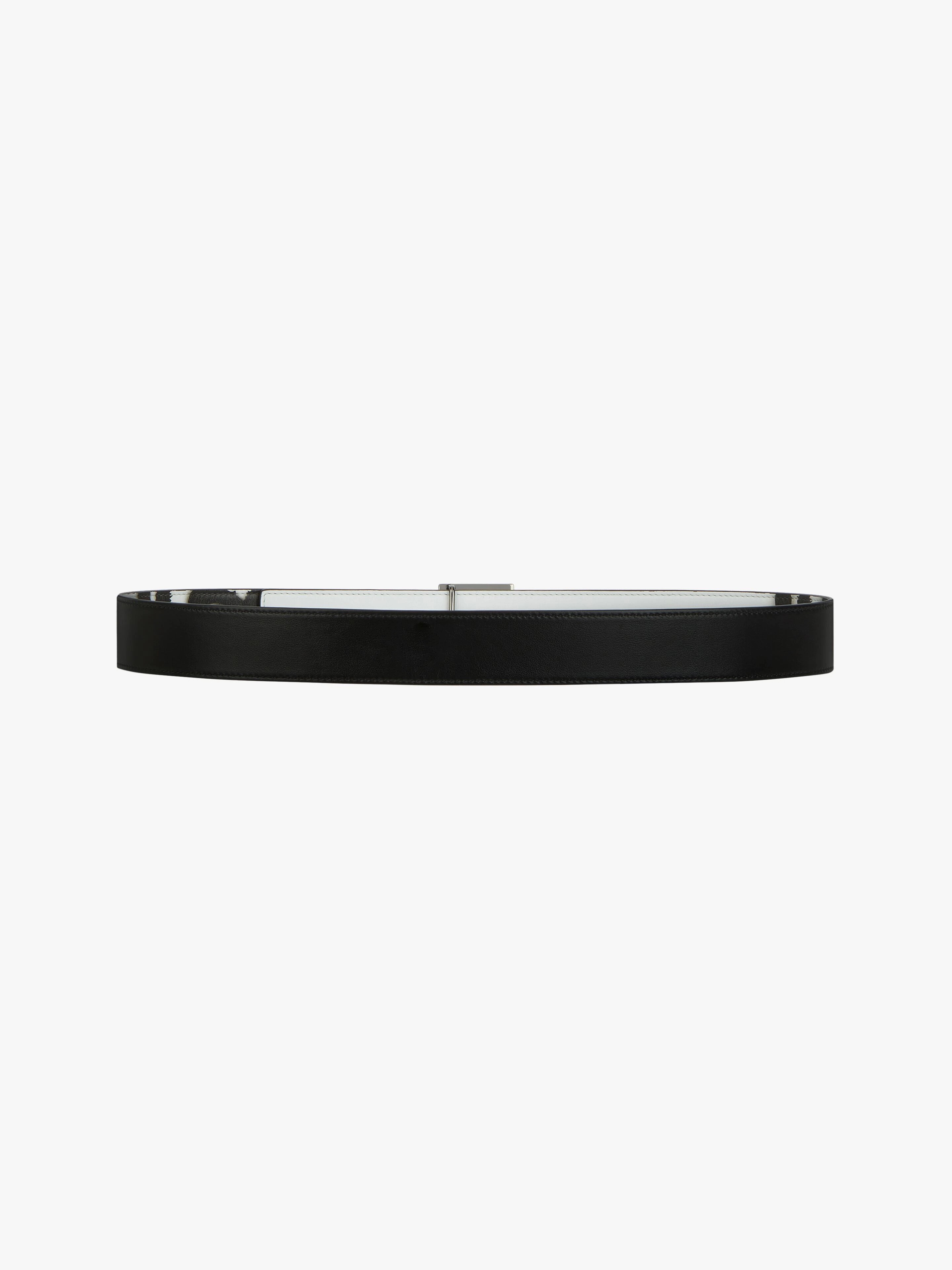4G REVERSIBLE BELT IN LEATHER WITH TAG EFFECT GIVENCHY PRINT - 2