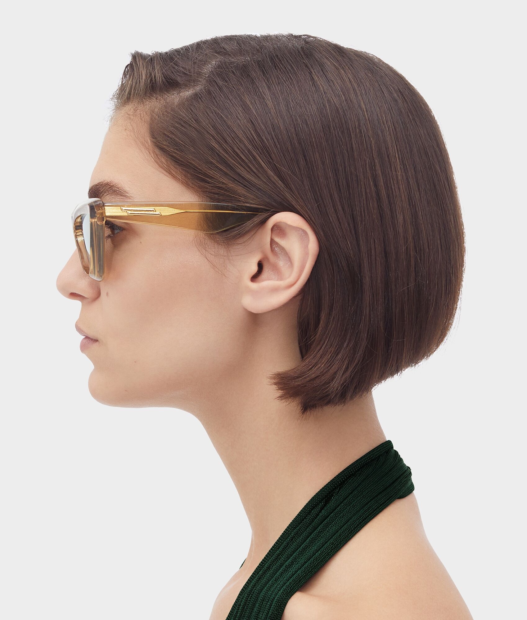 Angle Acetate Pointed Cat Eye Sunglasses - 5