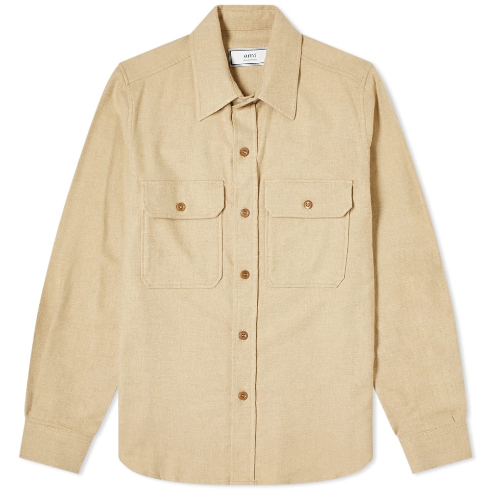 AMI Wool Overshirt - 1