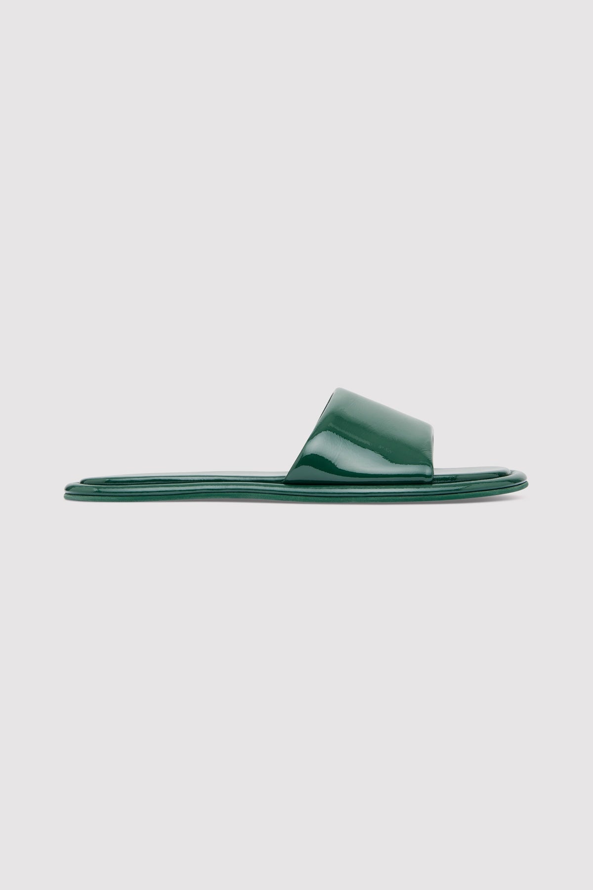Soft Slipper - Patent Deep Green - 1