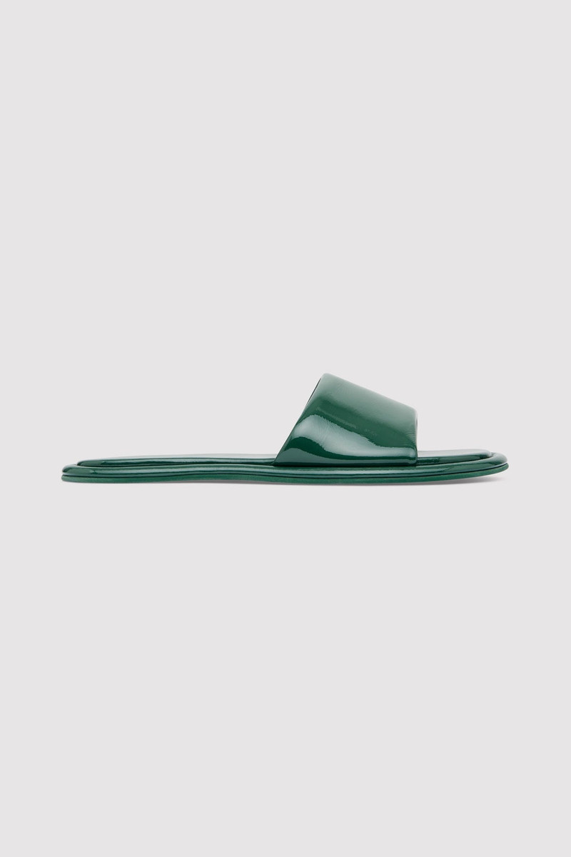 Soft Slipper - Patent Deep Green 1
