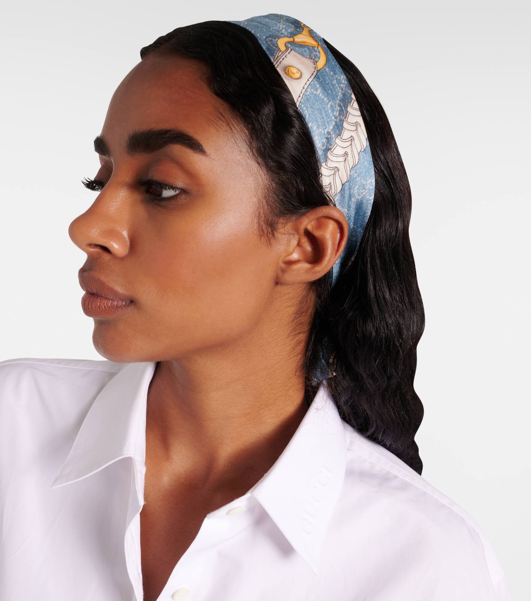 GG silk scarf - 3