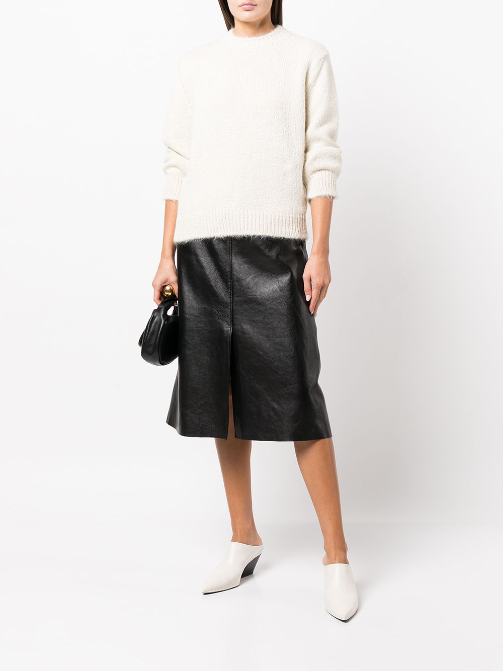 crew-neck knitted jumper - 2