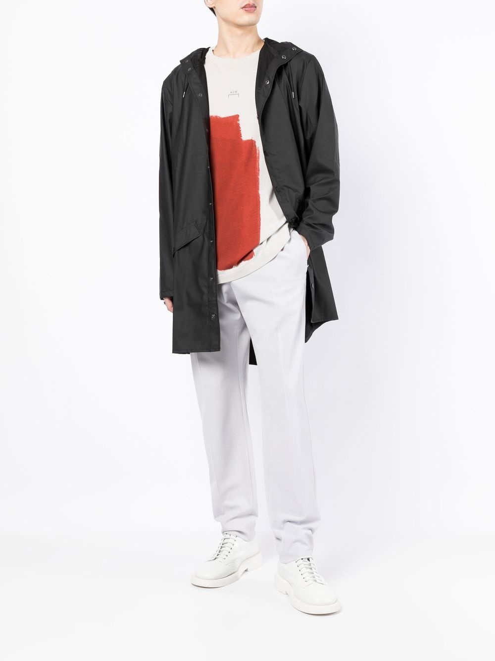 zip-up hooded jacket - 2