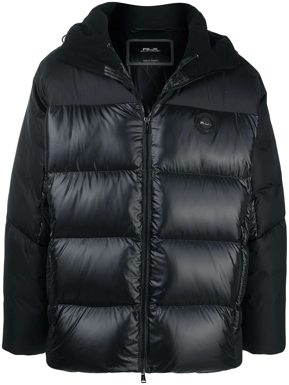 hooded puffer jacket - 1