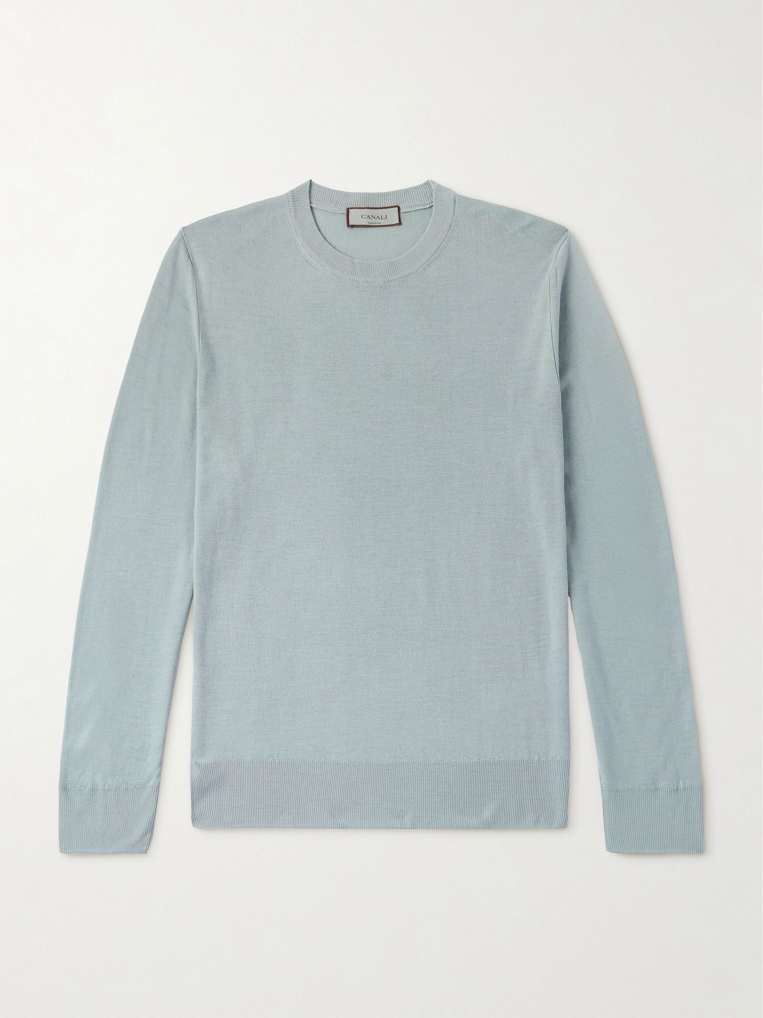Wool Sweater Gray green - 1
