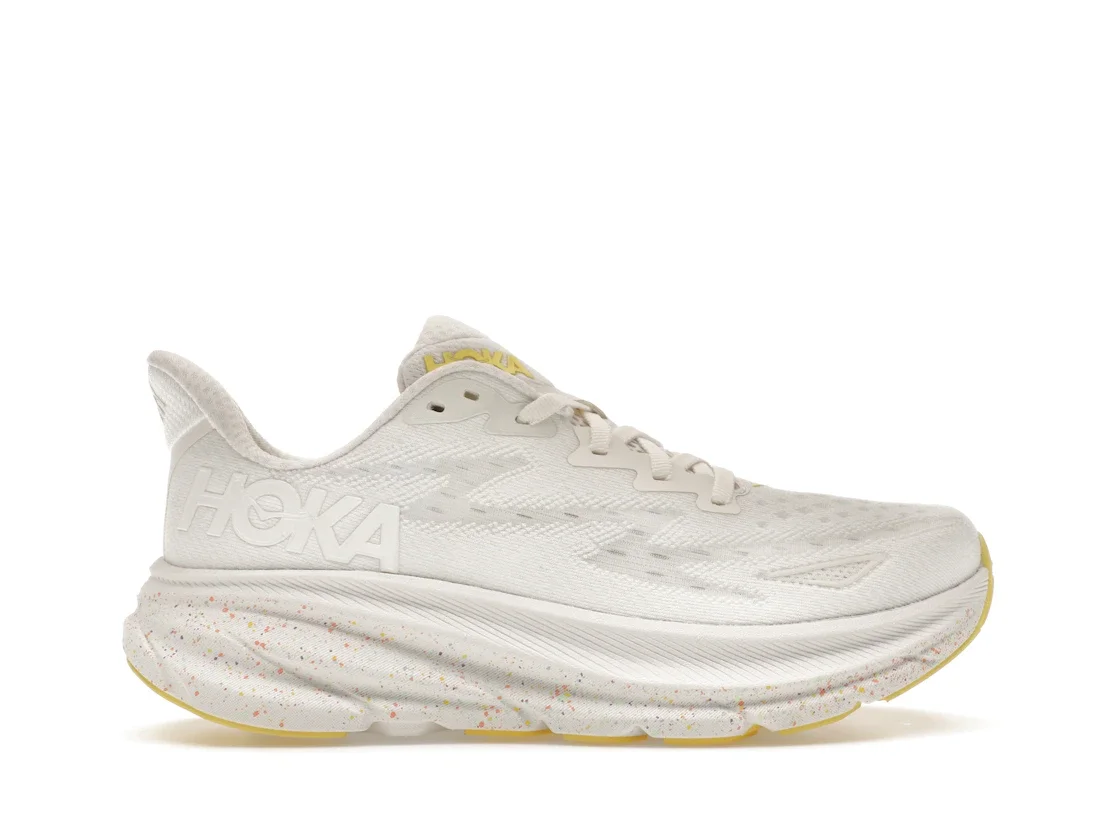 Hoka One One Clifton 9 White Lemonade (Women's) - 1