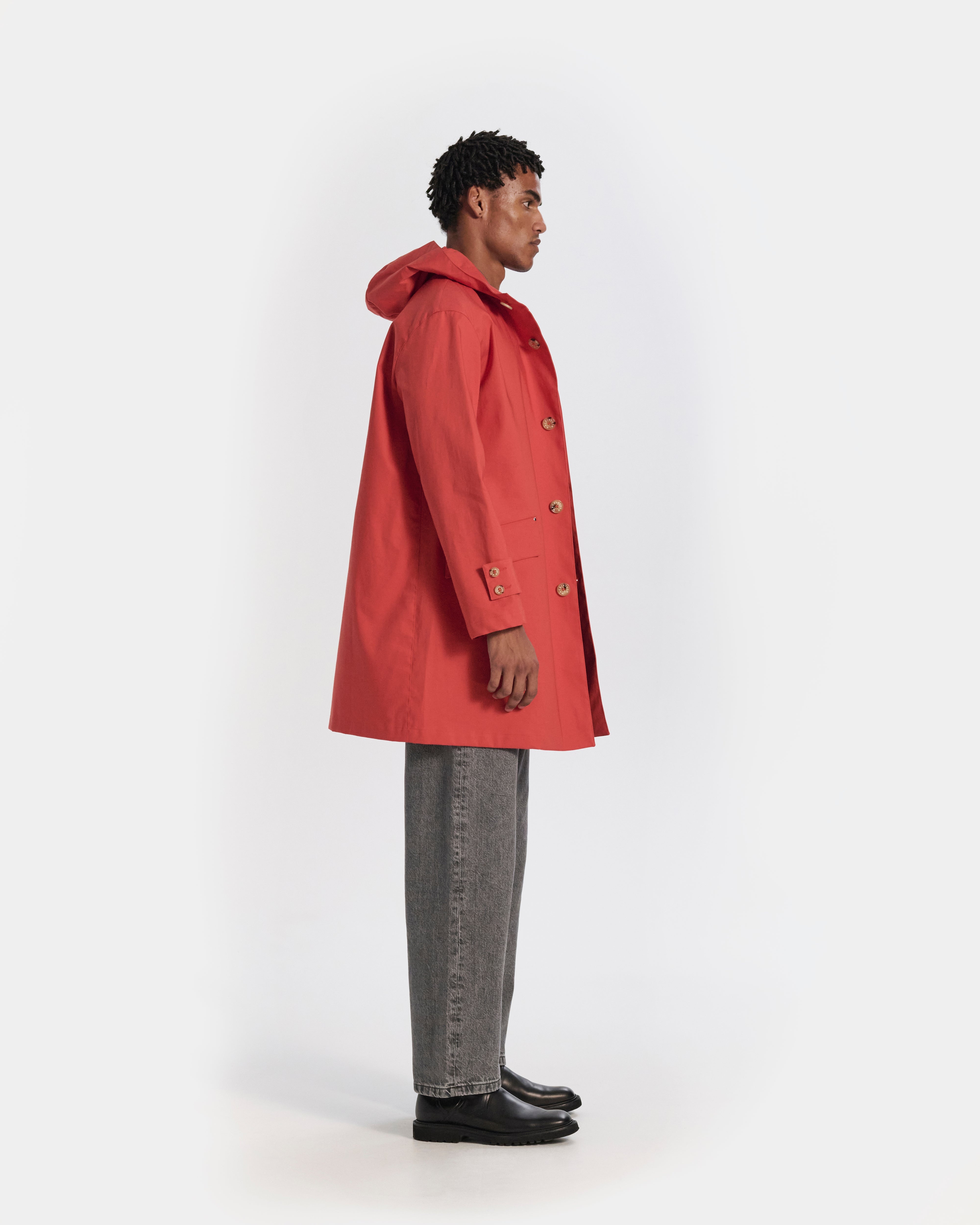 Humbie Raintec Mid Length Hooded Coat - 4