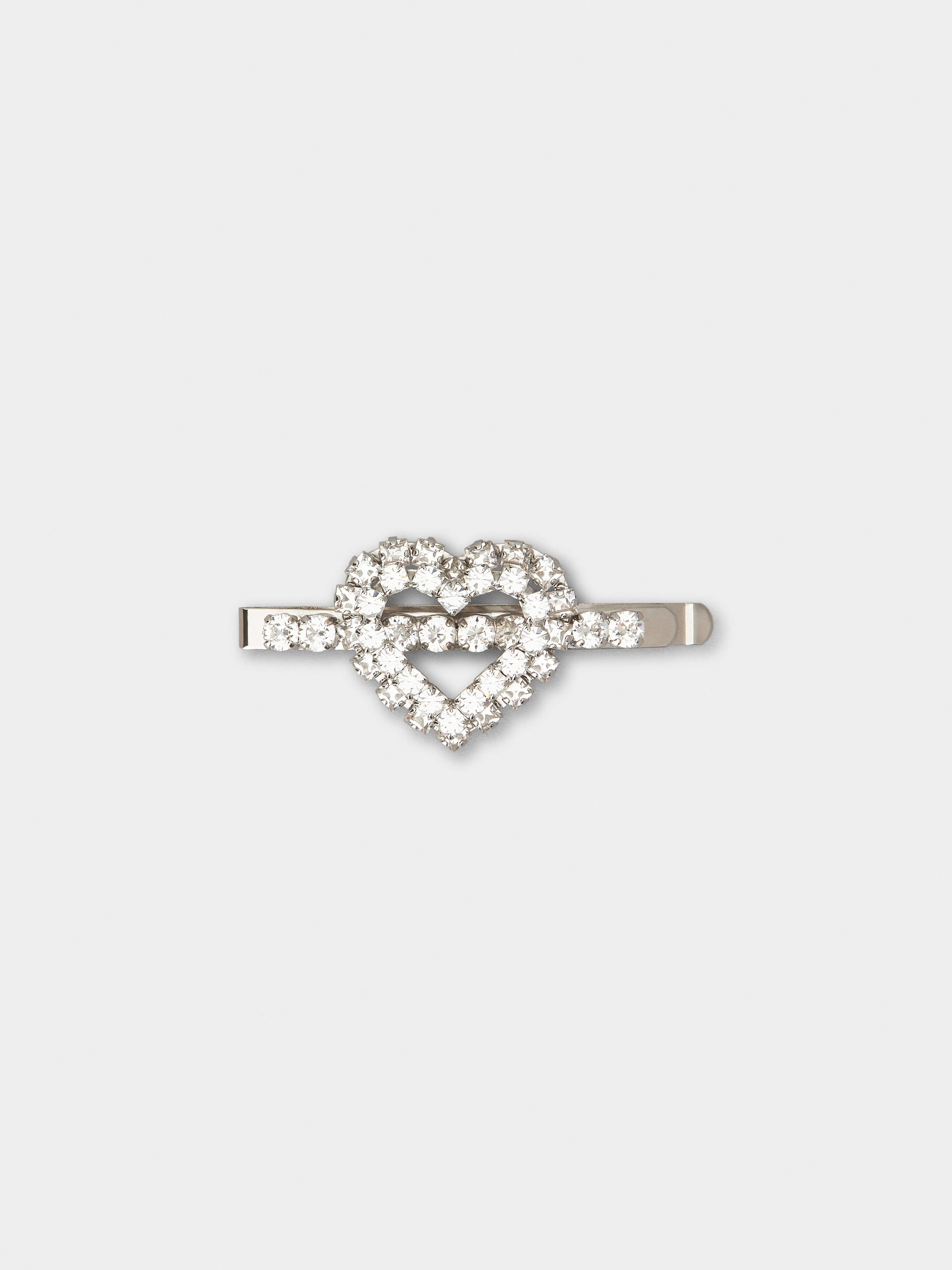 Heart Strass Hair Clip - 1