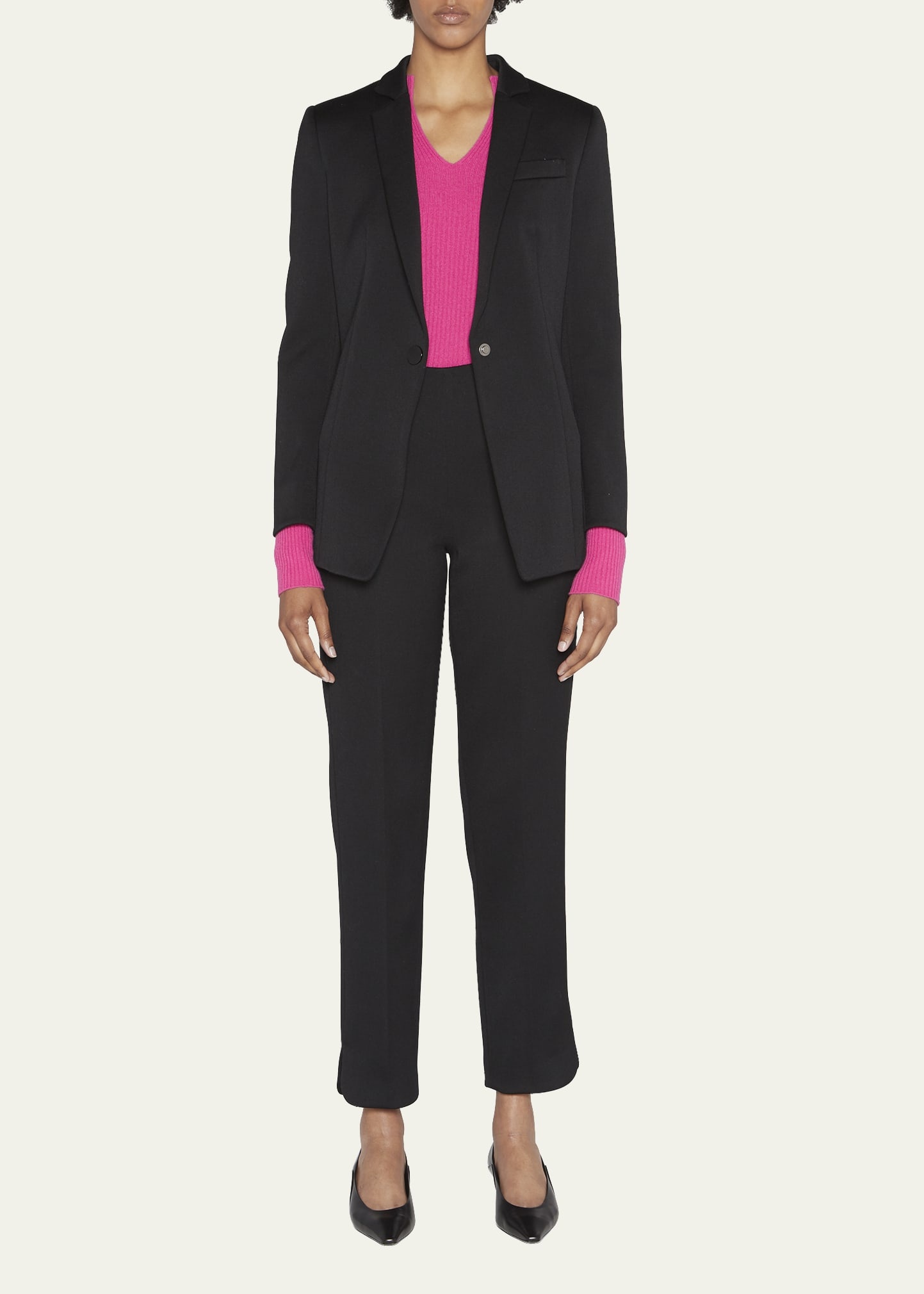 Virgin Wool Tuxedo Pants - 2