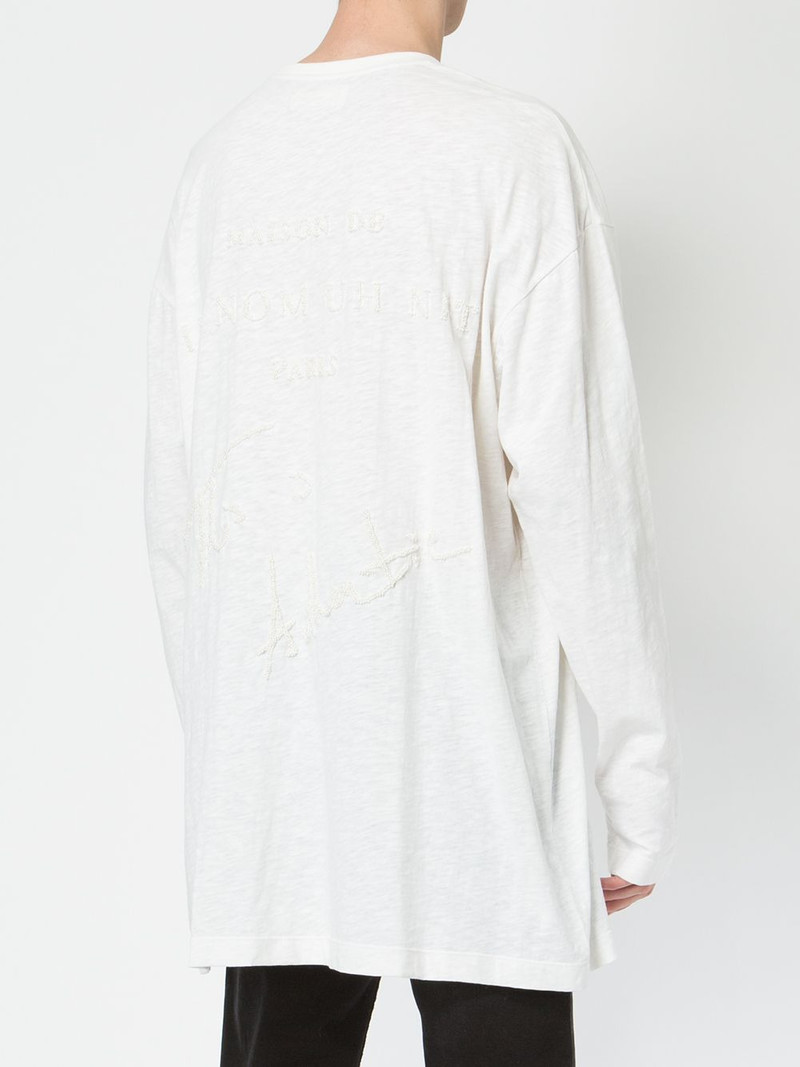 chest patch oversize T-shirt 4