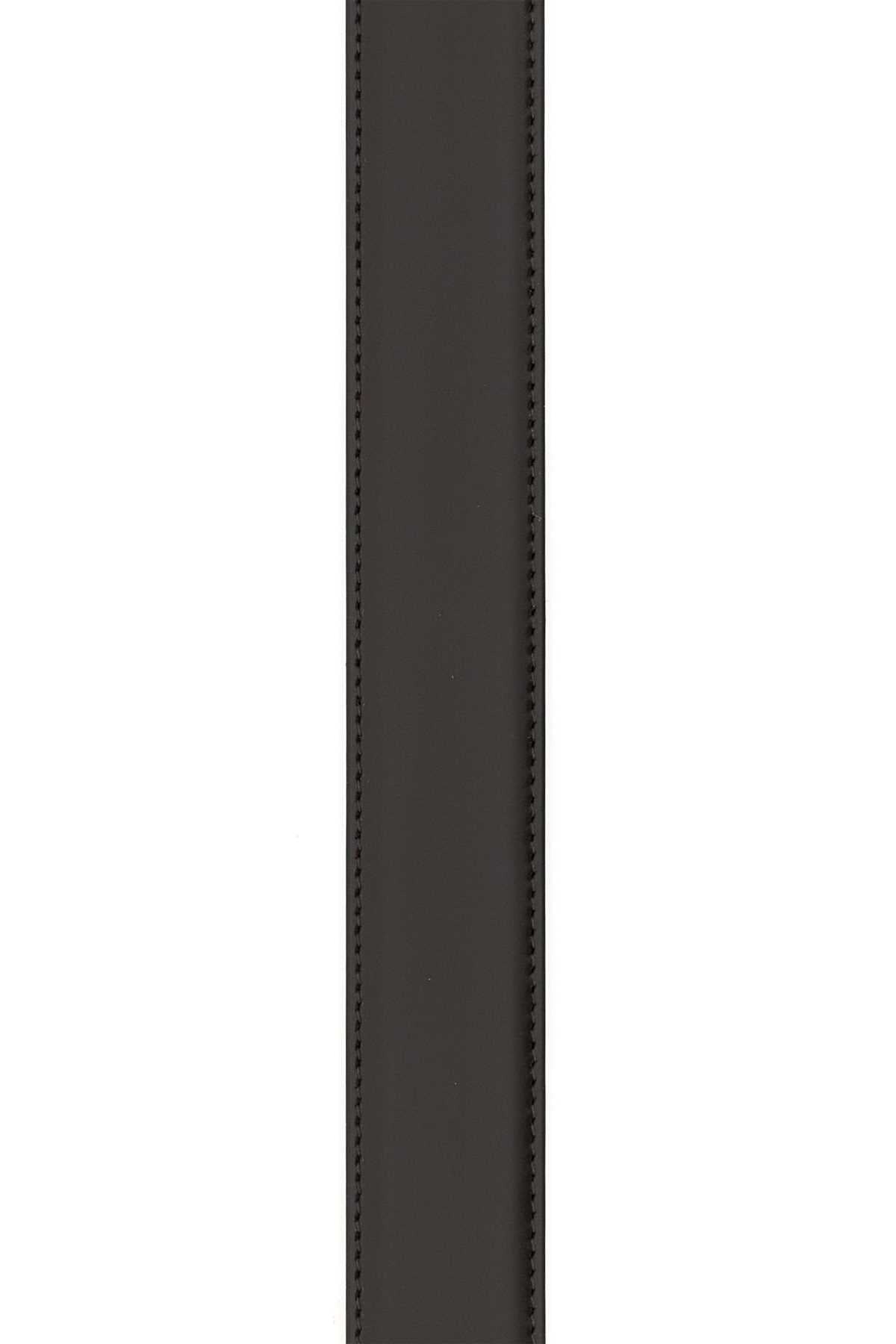 Salvatore Ferragamo Men Dark Brown Eather Reversible Belt - 3