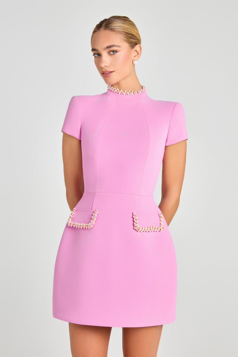 NADINE MERABI Simone Pink Dress outlook