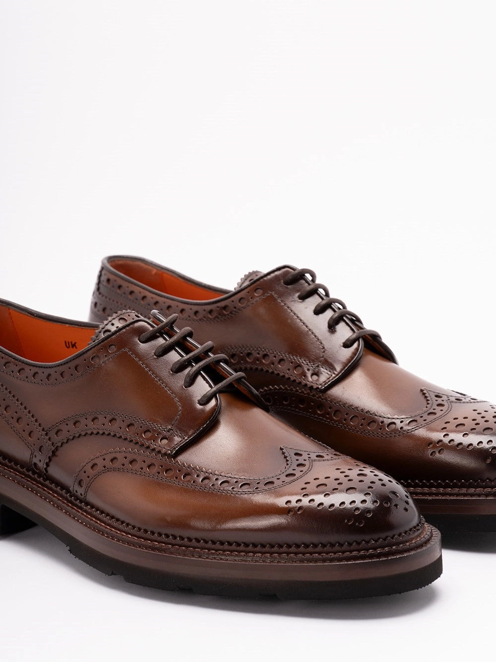 Santoni Men `Kalamabuck` Derby Shoes - 5