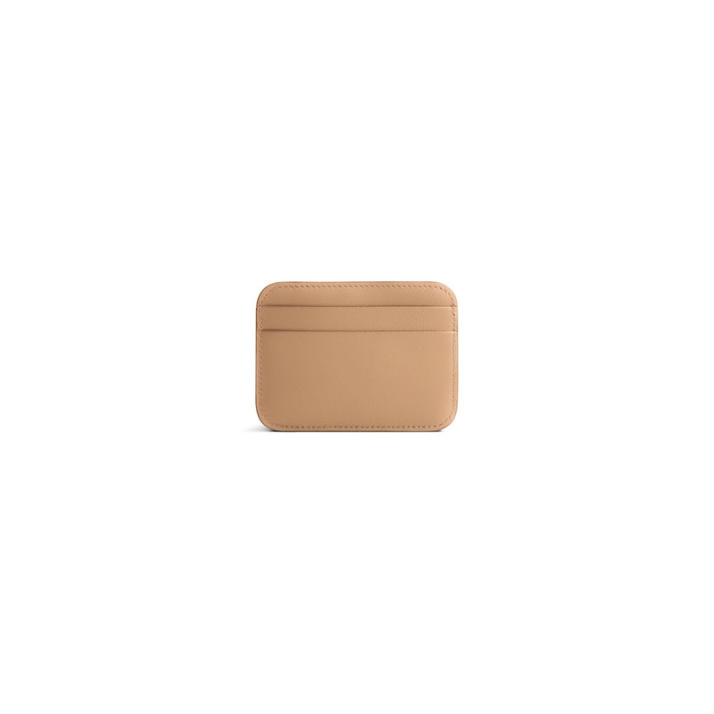 BALENCIAGA Women's Cash 2.0 Card Holder  in Latte outlook