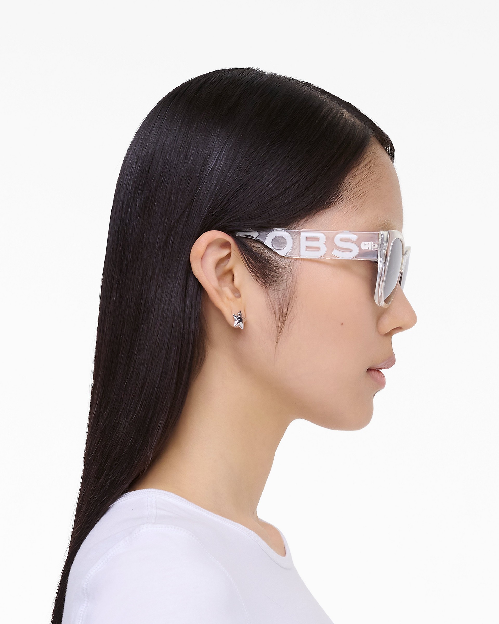 THE BOLD LOGO SQUARE CAT EYE SUNGLASSES - 3