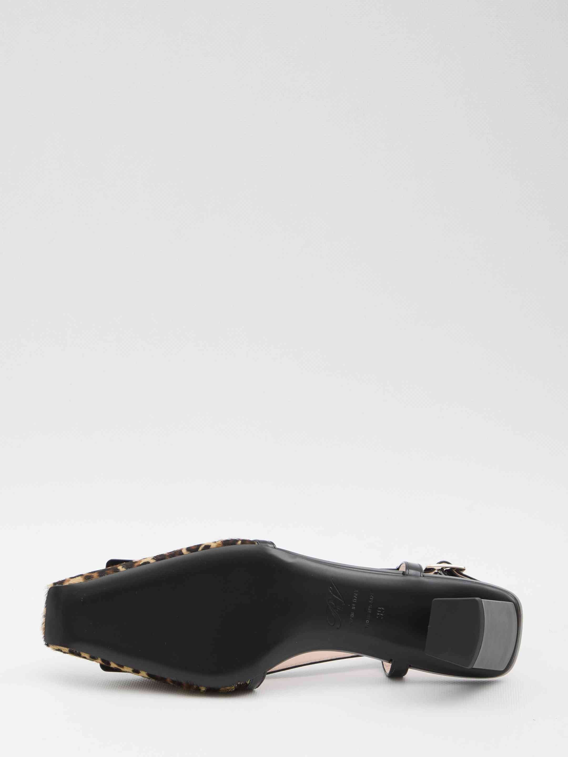 Roger Vivier Women Belle Vivier Pony Slingback Pumps - 4