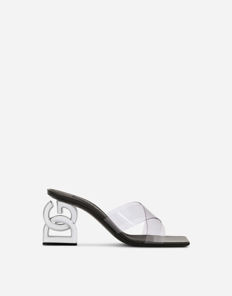 PVC mules with DG Pop heel 1