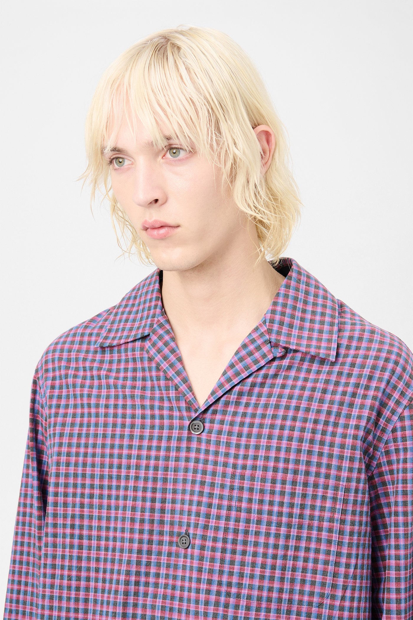 Heusen Shirt Venice Check Almost Seersucker - 4