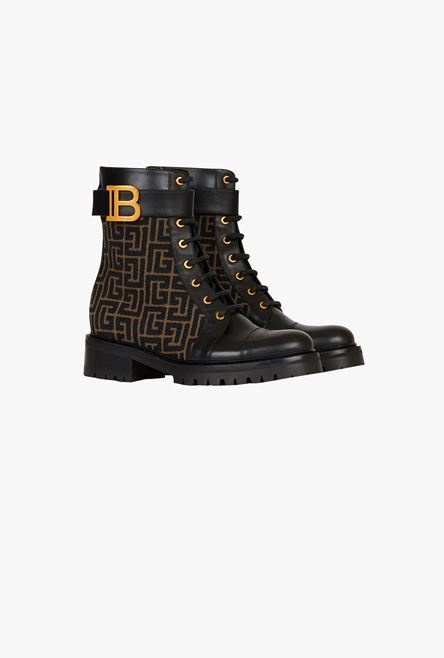 Bicolor jacquard Ranger Romy ankle boots - 2