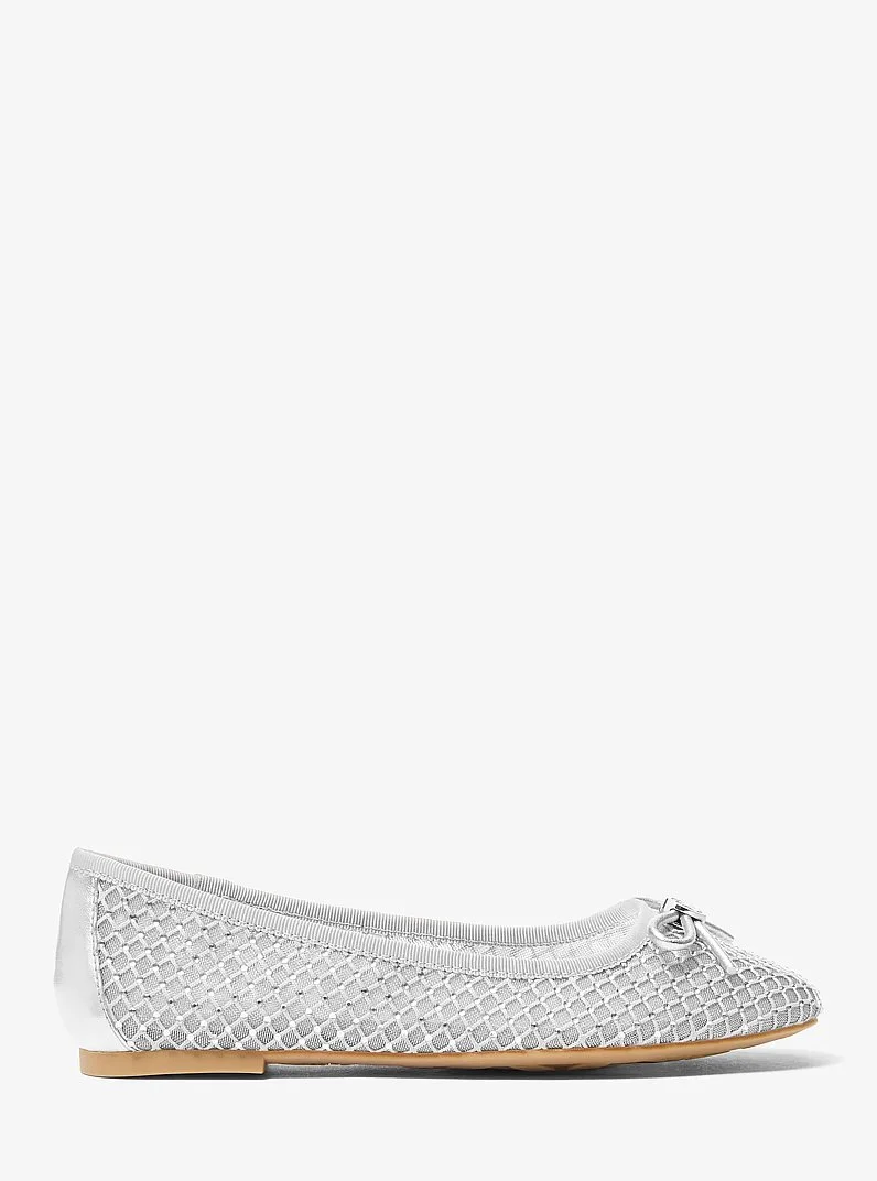 Savannah Embellished Mesh Ballet Flat - 1