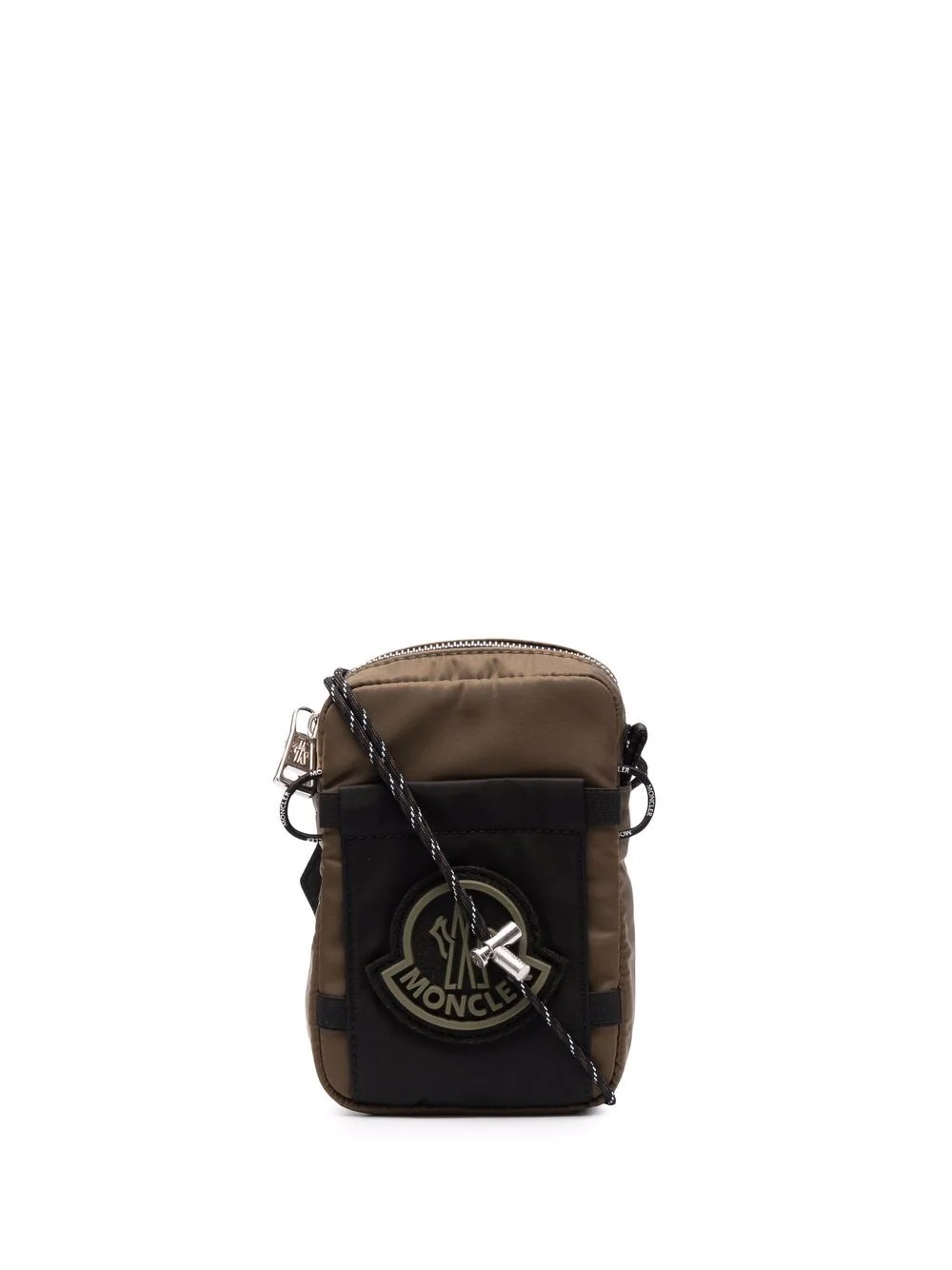 logo-patch messenger bag - 1