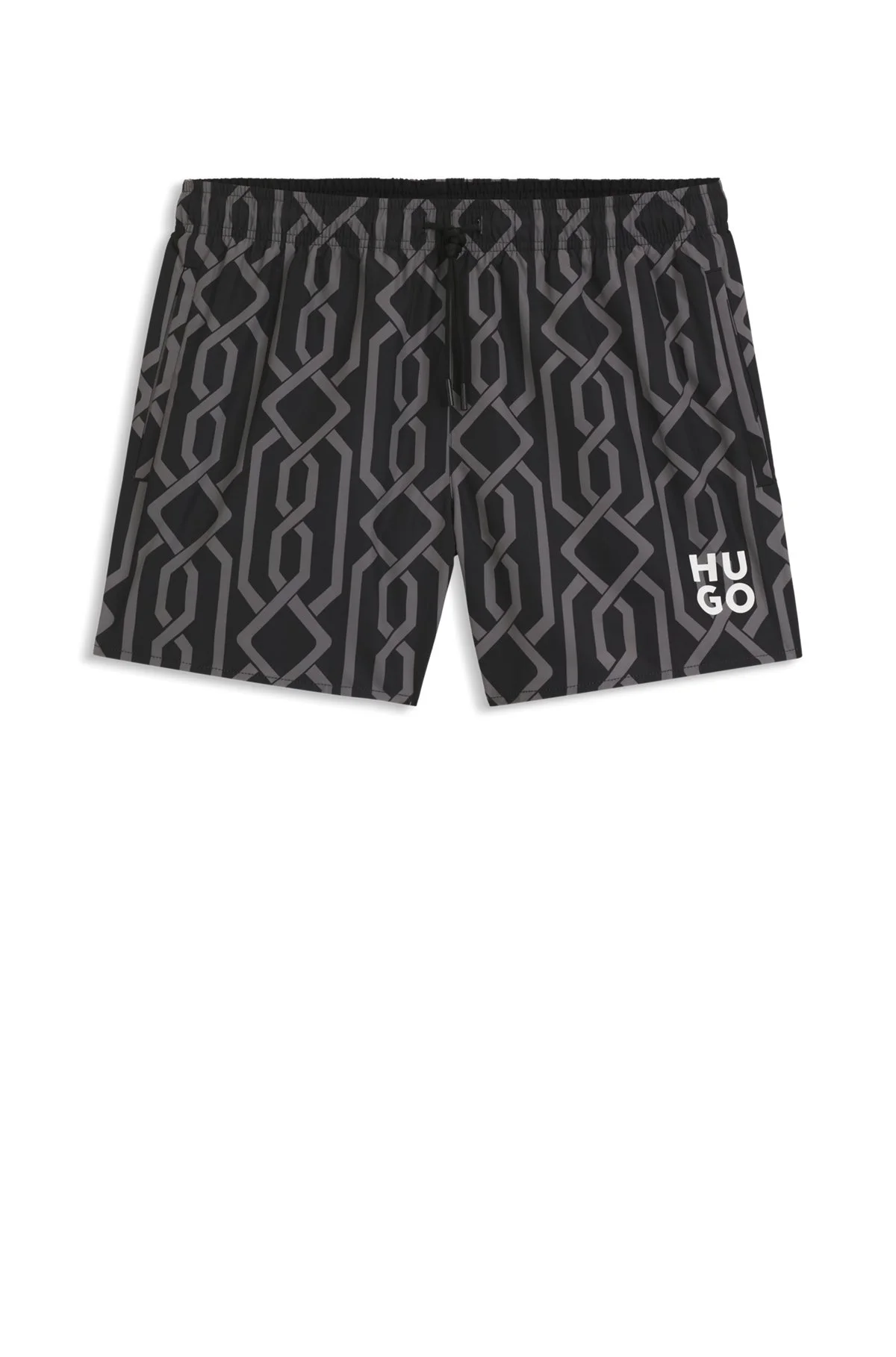 SWIM SHORTS WITH ALL-OVER PRINT - 1