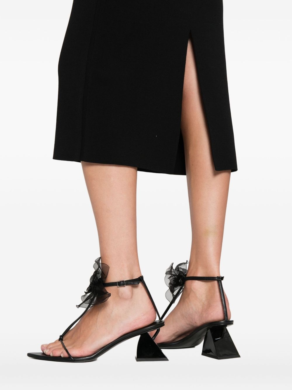 strapless midi dress - 5