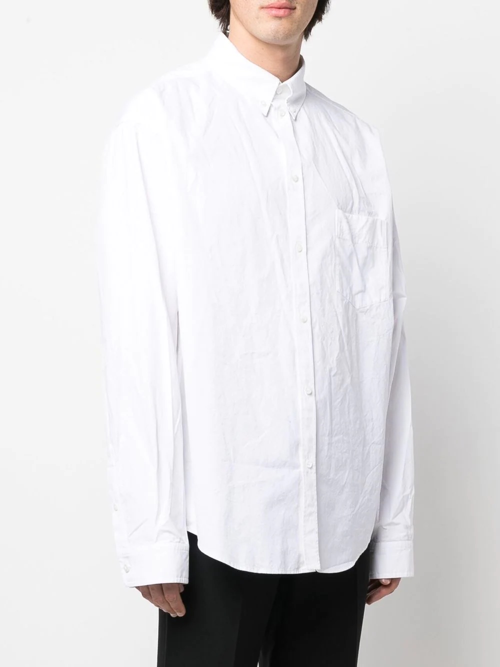 large button-down shirt - 3