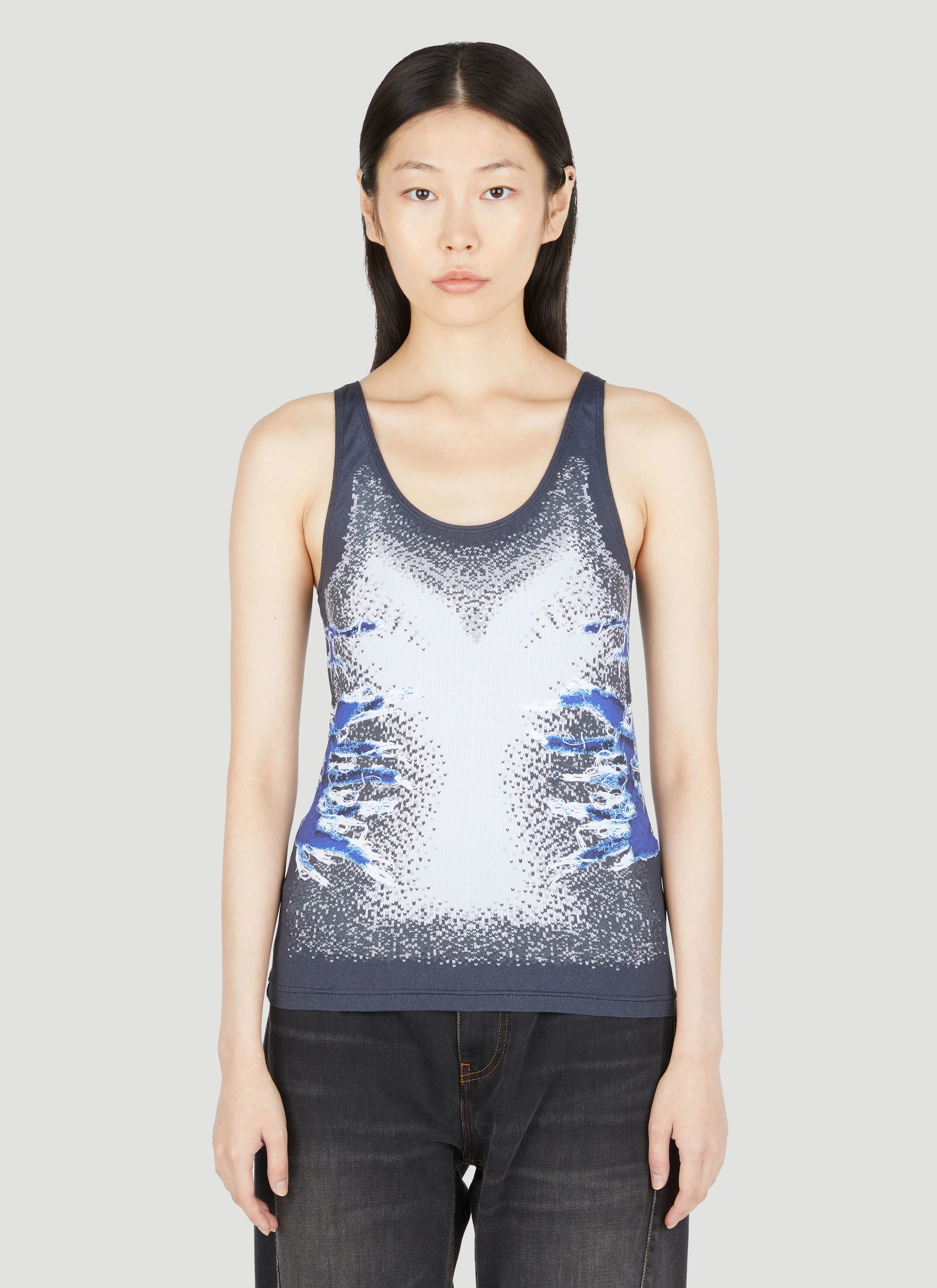 Whisker Print Tank Top - 1
