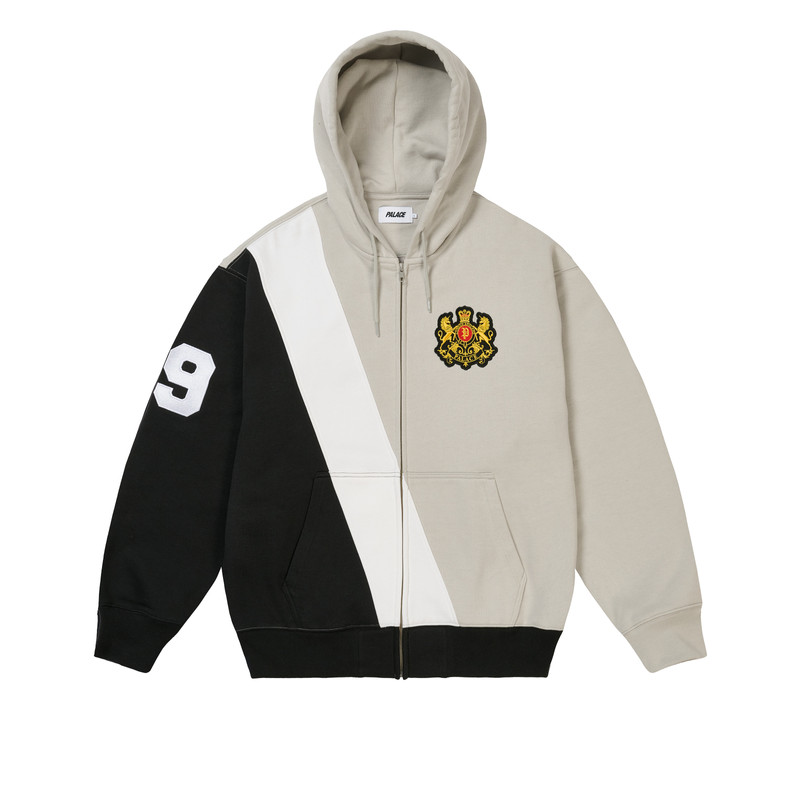 ESTABLISHED ZIP HOOD GREY 1