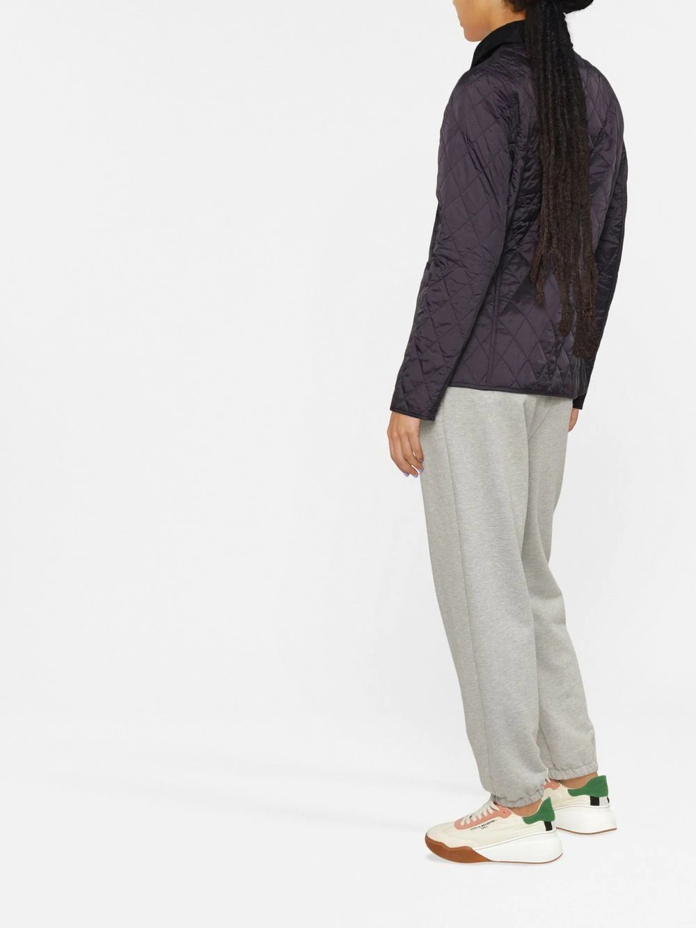 quilted stitch jacket - 4