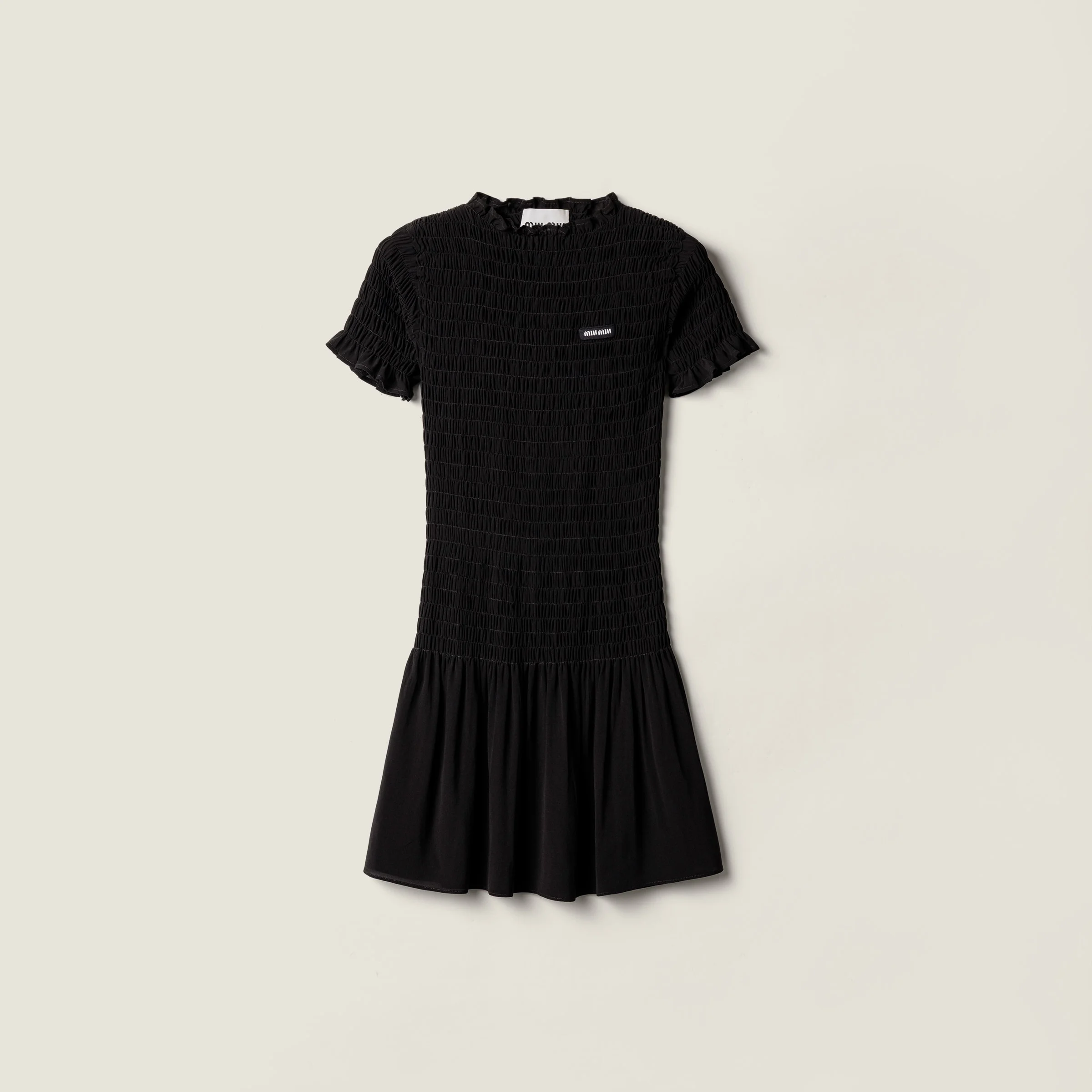 Georgette mini-dress - 1